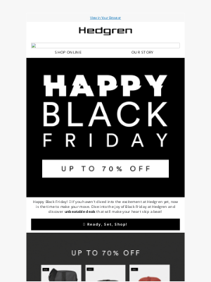 Hedgren - Up to 70% off 🖤 Black Friday Deals