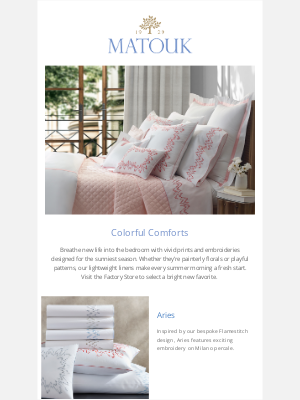 matouk.linens - Summer in Bloom