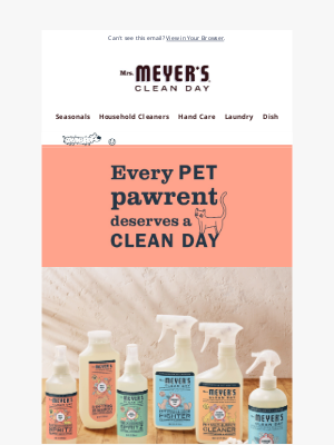 Mrs. Meyer’s Clean Day - 🐾 NEW! Mrs. Meyer's, Now For Pets