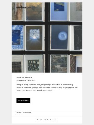 Maharam - Notes on Weather by Aliki van der Kruijs