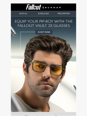GUNNAR Optiks - Retro style. Digital defense. Fallout Glasses Are Ready for Battle