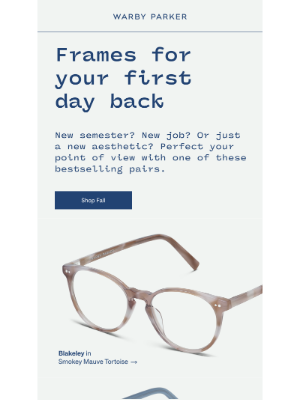 New school year, new eyewear