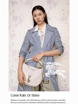 Burberry (United Kingdom) - Come prepared: new spring rainwear