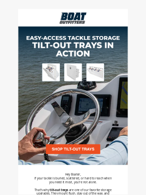 Boat Outfitters - Tired of Digging for Tackle? Try This Easy Fix
