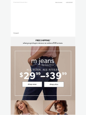 Maurices - All m jeans by maurices™ now $29.99-$39.99