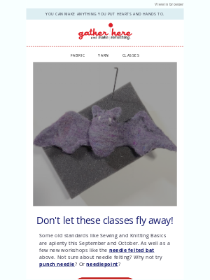 No Sunday Scaries! Classes are Live!