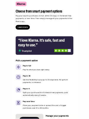 Klarna - Pay in a way that suits you