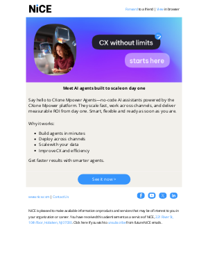 NICE - Instantly deploy AI agents anywhere