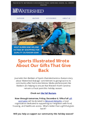 Sports Illustrated Magazine Wrote About Our Gifts That Give Back