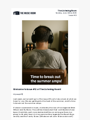The Music Room - The Listening Room Issue #12
