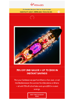 Virgin Voyages - You just received your Sailor Scoop 📧