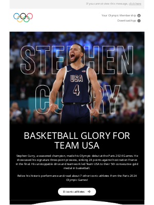 Stephen Curry's unforgettable golden Olympic debut