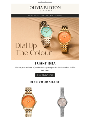 Olivia Burton - The brighter, the better