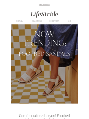 LifeStride - Footbed sandals that fit like a glove!