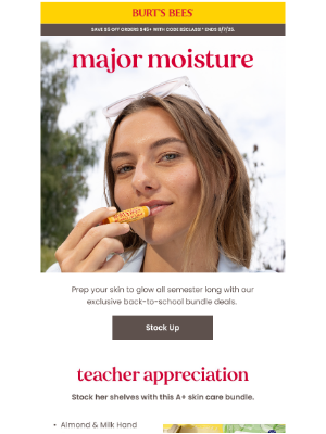Burt's Bees - Class is in session—save on exclusive bundles.