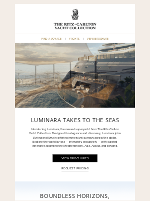 Gaylord Hotels - Luminara Is Here: Our Newest Superyacht Sets Sail