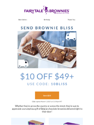 Fairytale Brownies - Claim your $10 offer before it's too late!