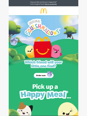 McDonald's (United Kingdom) - The Squishmallows are here through the summer hols!​