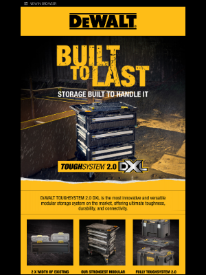 Dewalt (AU) - Storage solutions for the toughest jobs.