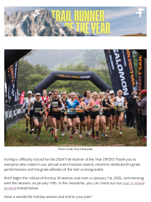 Trail Runner Of The Year: The Results Are In