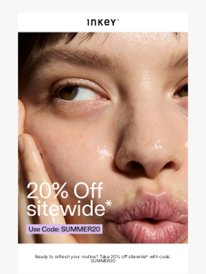 The INKEY List - Your skincare upgrade? Now 20% off.