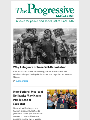 The latest from The Progressive
