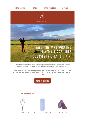 SEAMUS GOLF - Play every links course in Great Britain?