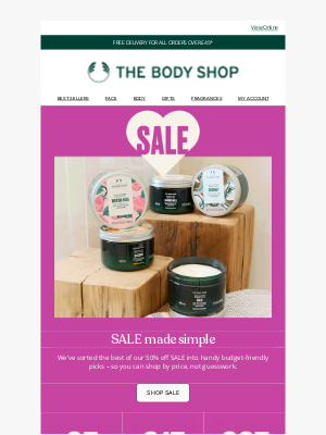 The Body Shop (United Kingdom) - Your next treat? Under £5 👀