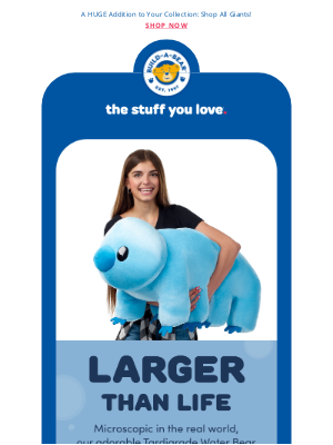 Build-A-Bear Workshop - New GIANT Tardigrade Water Bear Now Online!