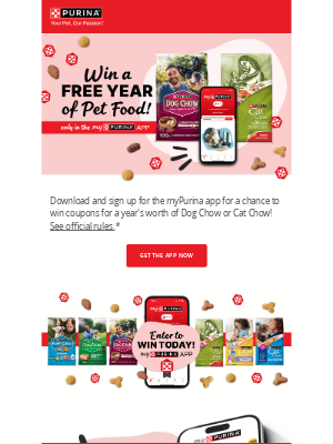 🐾 Win a Whole Year of FREE Pet Food!