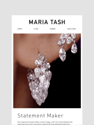 Venus by Maria Tash - Statement Makers: Diamond Tassel