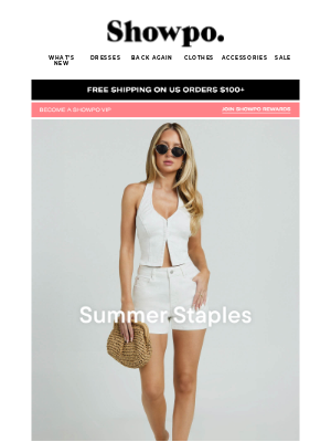 Showpo (Australia) - Babe, Here's Your Summer Wardrobe Lineup