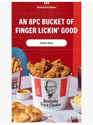 KFC - 8 pieces of finger lickin' good 🍗