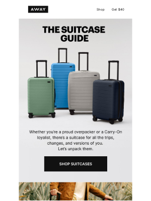 Away - Find the perfect suitcase for you