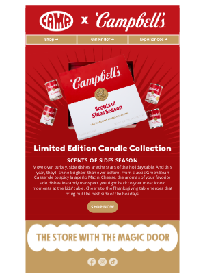 CAMP - 🥫CAMP x CAMPBELLS 🕯️IT'S HERE!