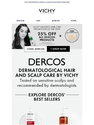 Vichy CA - 🔊 Vichy's Biggest Hair Care Promo of the Year!