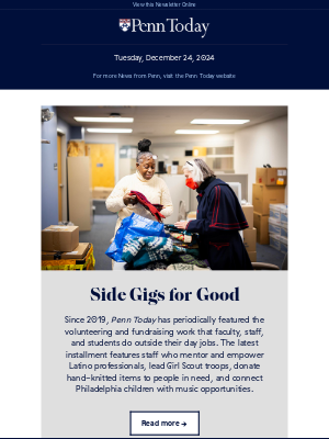 University of Pennsylvania - 12/24/24: Side Gigs for Good