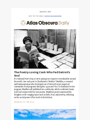 Atlas Obscura - The Detroit Reverend, Cook, and Poet Who Fed Communities in Need