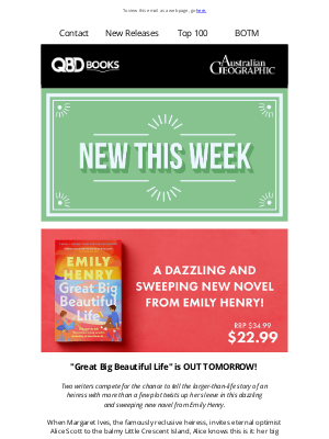 QBD The Bookshop (Australia) - QBD Books: New This Week