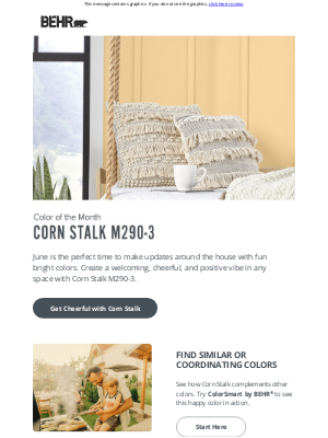 Behr Process - Color of the Month: Corn Stalk M290-3