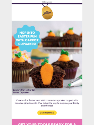 Wilton Cake Decorating & Recipes - Hop into Easter with Carrot Cupcakes You’ll Love 🥕🧁