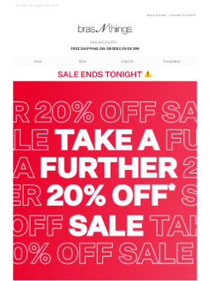 Bras N Things (New Zealand) - Extra 20% OFF* ends TONIGHT 👀