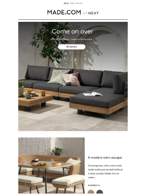 MADE (UK) - Outdoor living