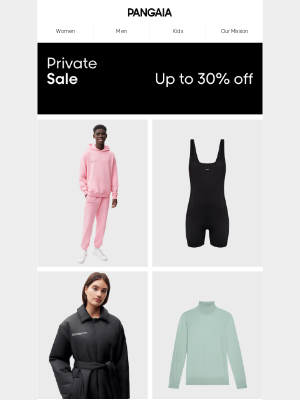 The exclusive Private Sale is live