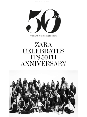 Zara (United Kingdom) - ZARA 50TH ANNIVERSARY – 50 YEARS, 50 ICONS