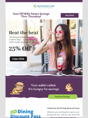 Restaurant - Cool Off with a Deal 🍦🍨🤑