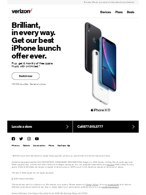 Verizon - Hurry, buy iPhone XR now.