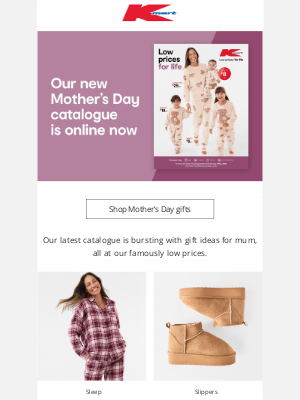 Kmart Australia Limited - Our Mother’s Day catalogue has landed 👏 🗞️