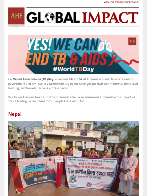 AIDS Healthcare Foundation - Yes! We can end TB & AIDS