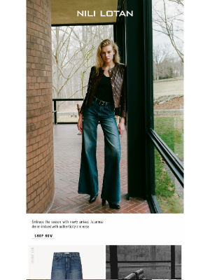 Nili Lotan New York - Just In: Elements of Denim